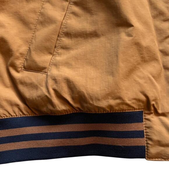 Tommy Hilfiger Spring Jacket Blue Lettering Collar Details Hooded Collar - Picture 3 of 8